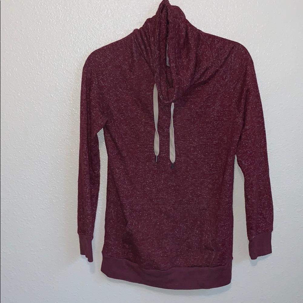 Women’s small pullover cowl neck hoodie